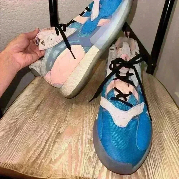 ZoneBoost Adidas Aero Blue 2019 Size 14.5 men’s - Picture 12 of 14